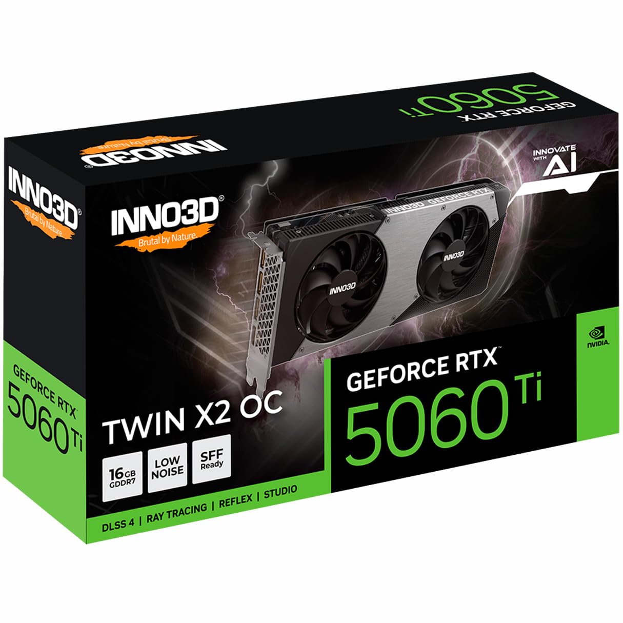 Amazon.com: INNO3D NVIDIA GeForce RTX 5060 Ti Twin X2 OC 16GB