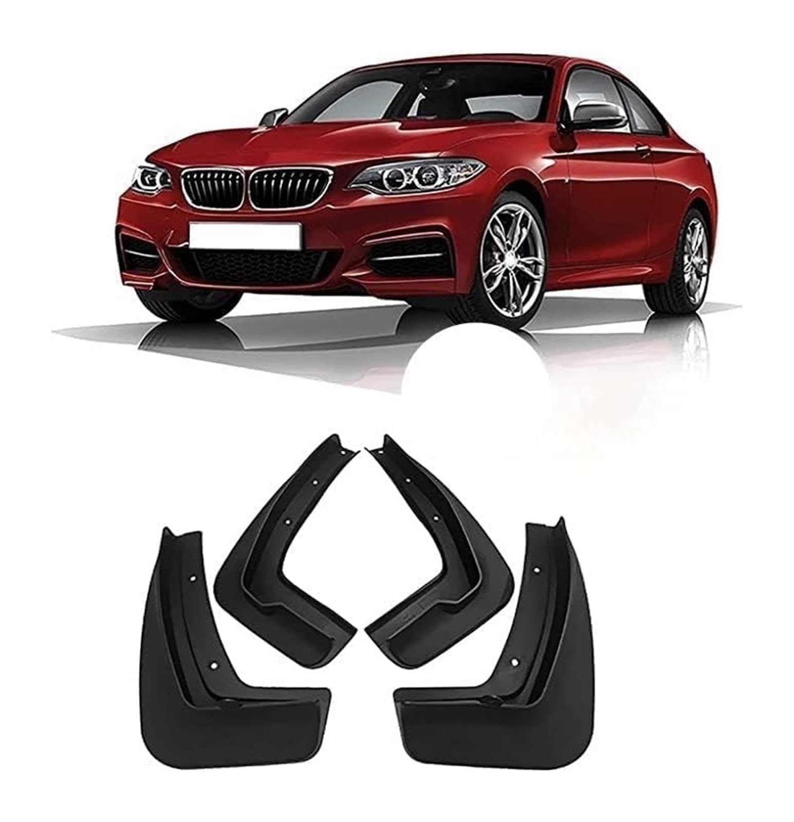 Per BMW Serie 2 F22 F45 2015-2021 Paraspruzzi Anteriori Posteriori Parafanghi Per Pneumatici Accessori Per Protezioni Passaruota Parafanghi Anteriori E Posteriori