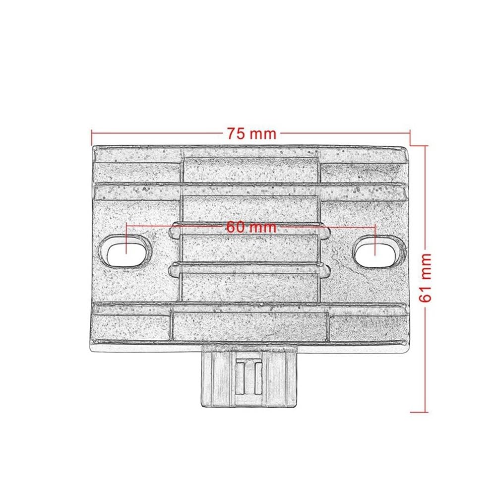Rectificador regulador Voltaje Rectificador Regulador De Voltaje De Motocicleta para Ya&maha YZF R15 YS125 YS150 YBR150 2GS-H1960-00 54B-H1960-00