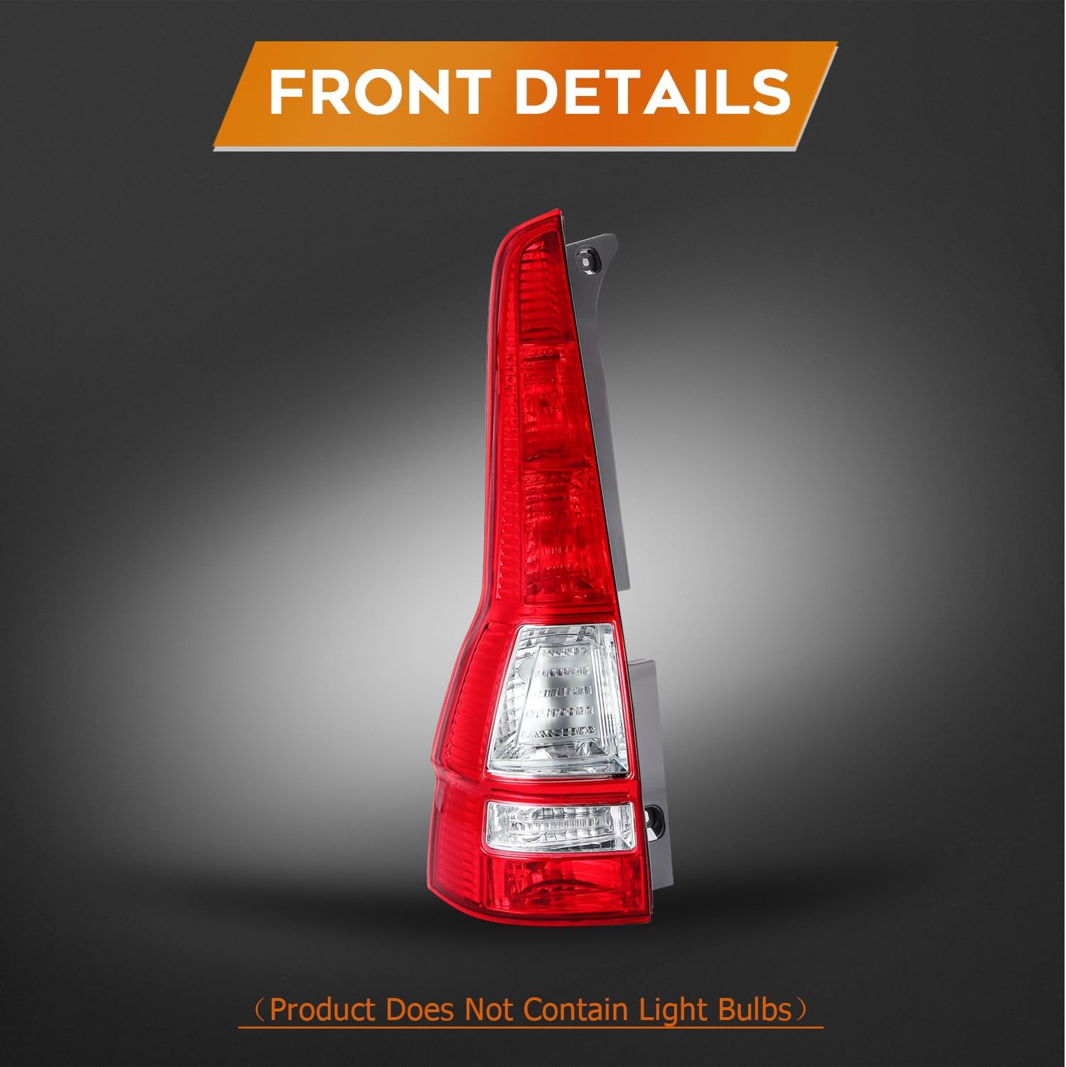 Tail light Assembly fit 2007-2011 for Honda CR-V EX 4-Door Clear Red Lens Black Housing Driver and Passenger Side 33501SWAA02/HO2801173