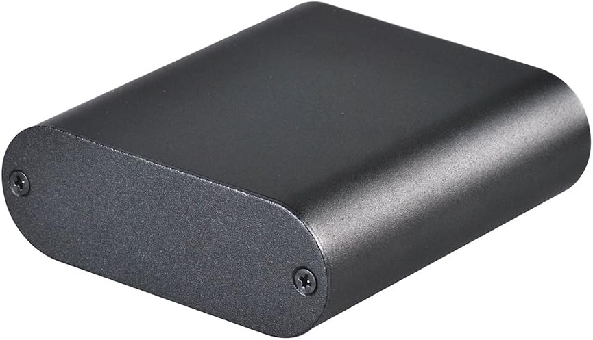 Eightwood Aluminum Enclosure Electronic Project Box DIY Black -2.95" x 2.75" x 0.94" (LWH)