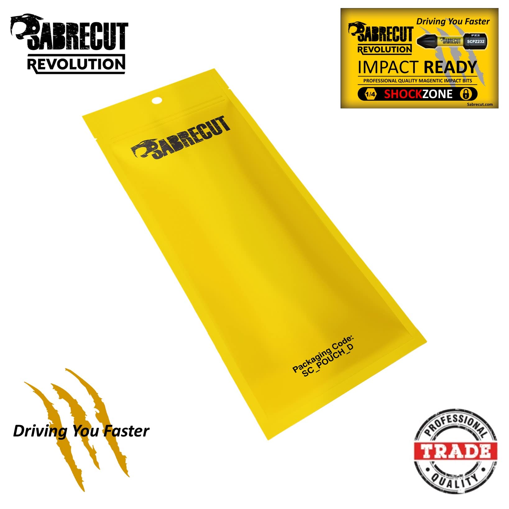 10 Punte Per Cacciavite A Impatto Magnetico SabreCut SCRH4152_10 - Foto 13