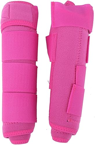 OUKENS 1 par de férula de caballo ajustable para protección de patas, protección de piernas, equipo ecuestre