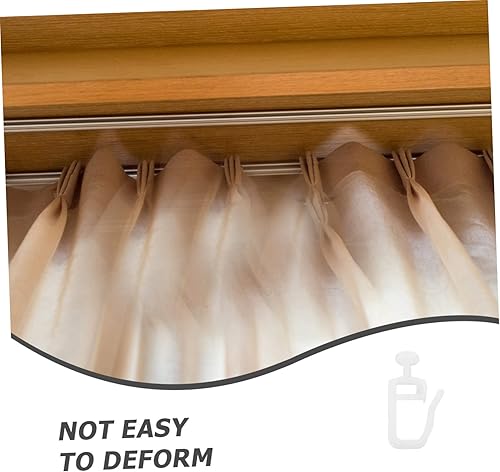 Miniatura 5 de Cortinas para persianas, 50 piezas, polea de riel de cortina, cortinas de rodillo, accesorio para cortina para el hogar, rueda deslizante, rodillo