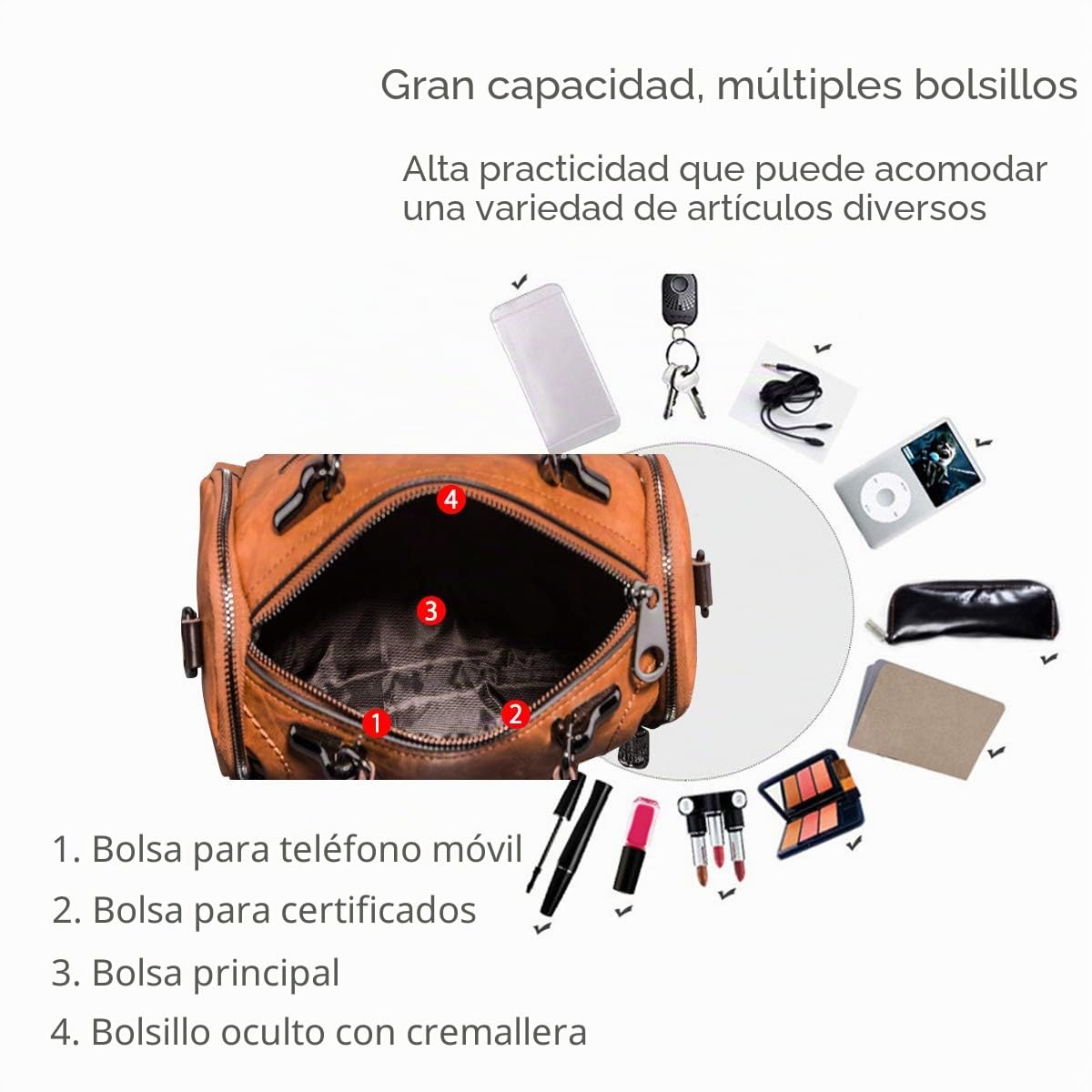 NICOLE & DORIS Bolso mujer bolsos con asas superiores Bolsos florales bolsos de hombro Bolsos Boston para damas