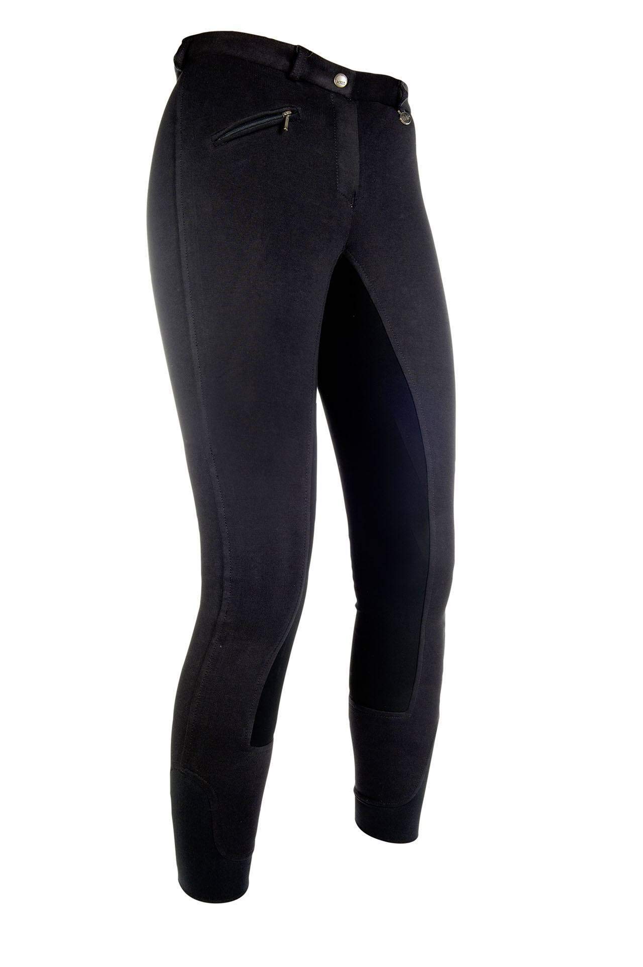 HKM Reithose -Basic Belmtex Grip Easy- 3/4 Besatz - Pantalones Unisex Adulto