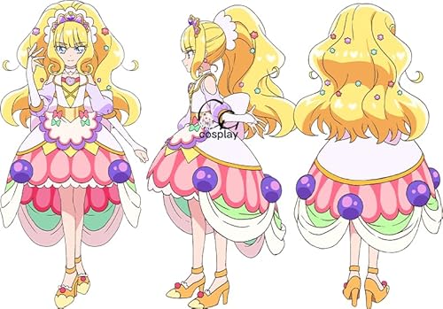 GGcosplay デリシャスパーティ♡プリキュア 菓彩あまね／キュアフィナーレ コスプレ衣装/ウィッグ/靴 （ 道具 別売り ）仮装 ハロウィン イベント cosplay コスチューム (靴)のサムネイル