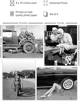Amazon.com: Garage Wall Decor - Garage Wall Art Poster Set 8x10