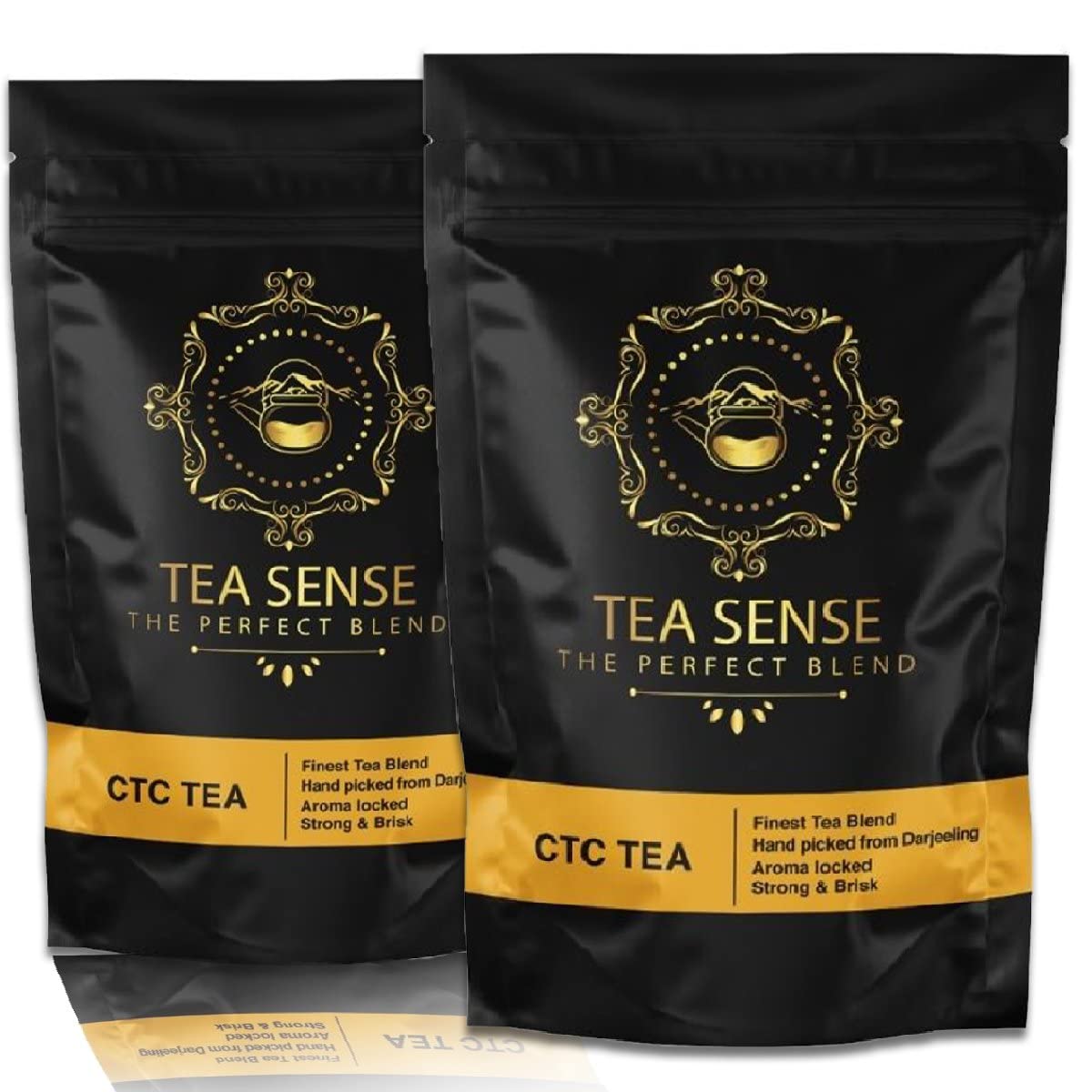 Tea Sense Premium CTC Chai Tea | Loose Leaf | Assam With Darjeeling Whole Leaves | Rich Flavour And Strength | 160 Cups+ | Milk Tea Powder, 400 Gm (B088BM462M) Amazon Price History, Amazon Price Tracker