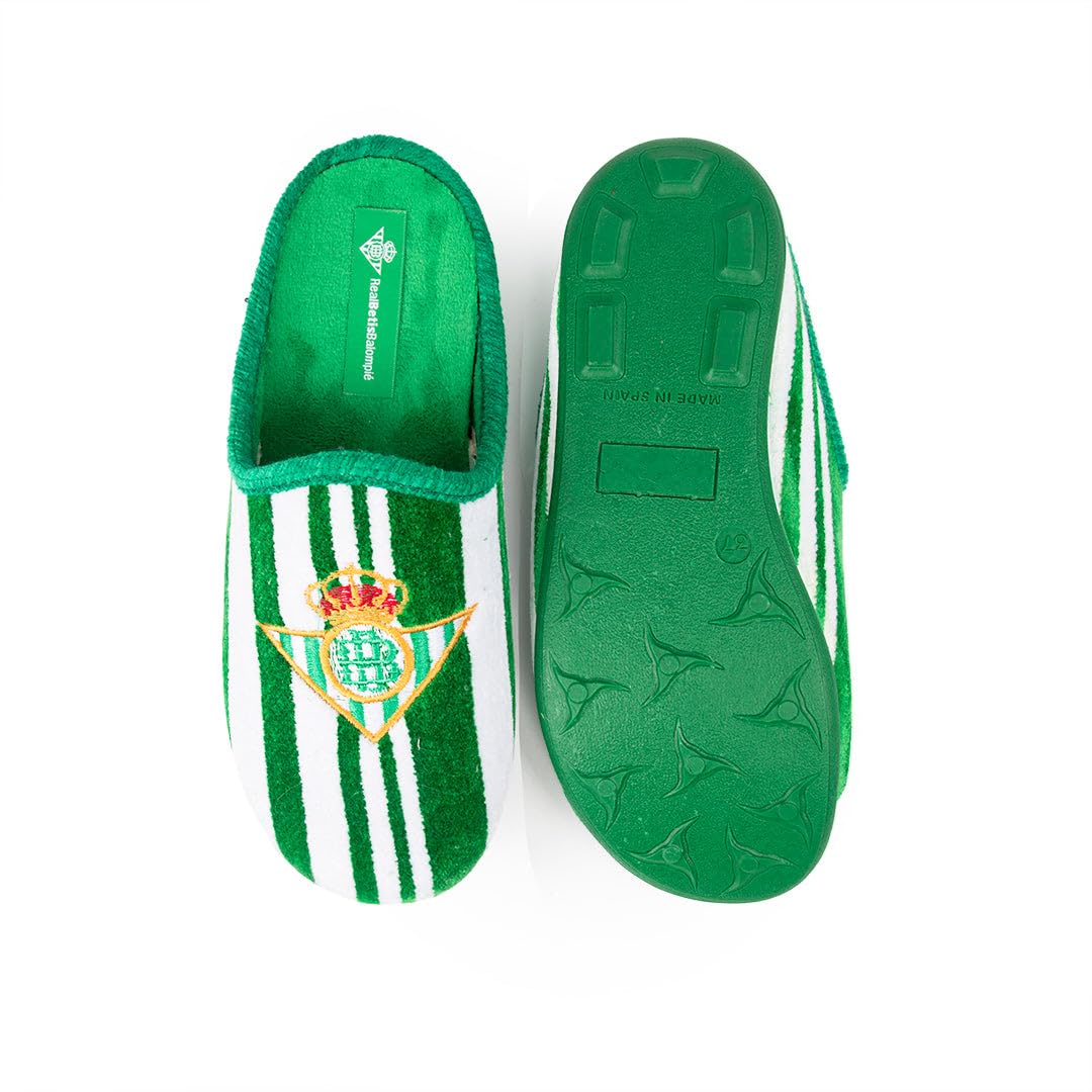 MARPEN SLIPPERS, Zapatillas de Casa de Invierno Oficiales del Real Betis de Fútbol para Hombre o Mujer