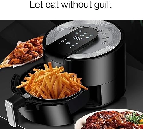 Miniatura 3 de 5.8 Quart Air Fryer, Air Fryer Oven, Electric Oilless Cooker, 6 Cooking Functions, LCD Digital Touch Screen with Temperature Control, Nonstick