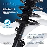 Vista 1509 de Detroit Axle - Kit de suspensión delantera de 10 piezas para Chevy Aveo Aveo5 Pontiac G3 Wave 2 Ready Struts Assembly 2 Enlaces de barra