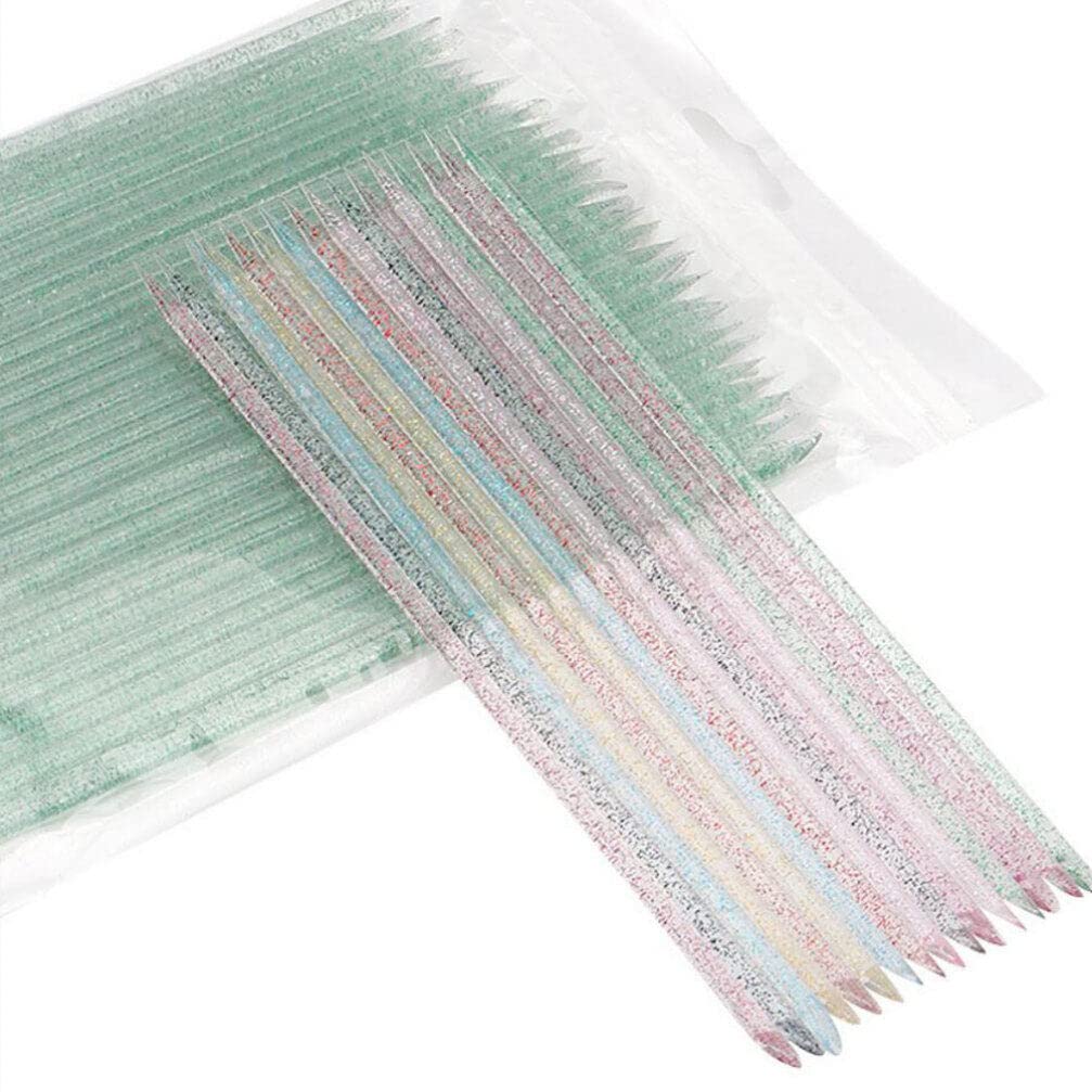 400pcs Nail Art Tools Dotting Sticks for Cuticle Cleaning and Manicure Multi-color for Nail Salons and Art Enthusiasts