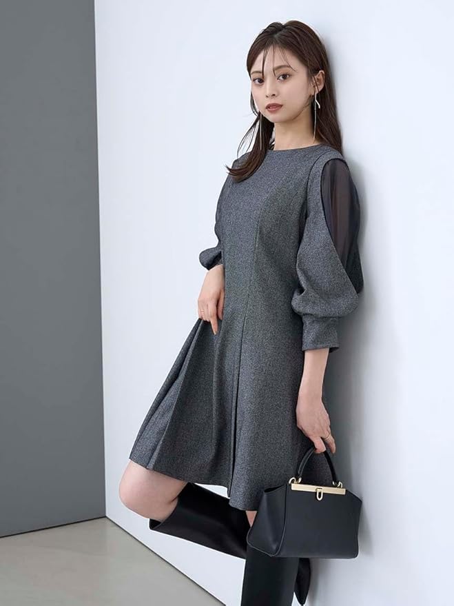 【週末限定値下げ❣️】snidelシアーショルダーミニワンピース 61RqIVgl3pL._AC_SY879_.jpg