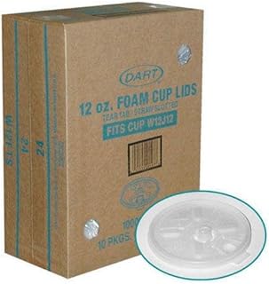 Dart Foam Cup Lids - 1000/12oz