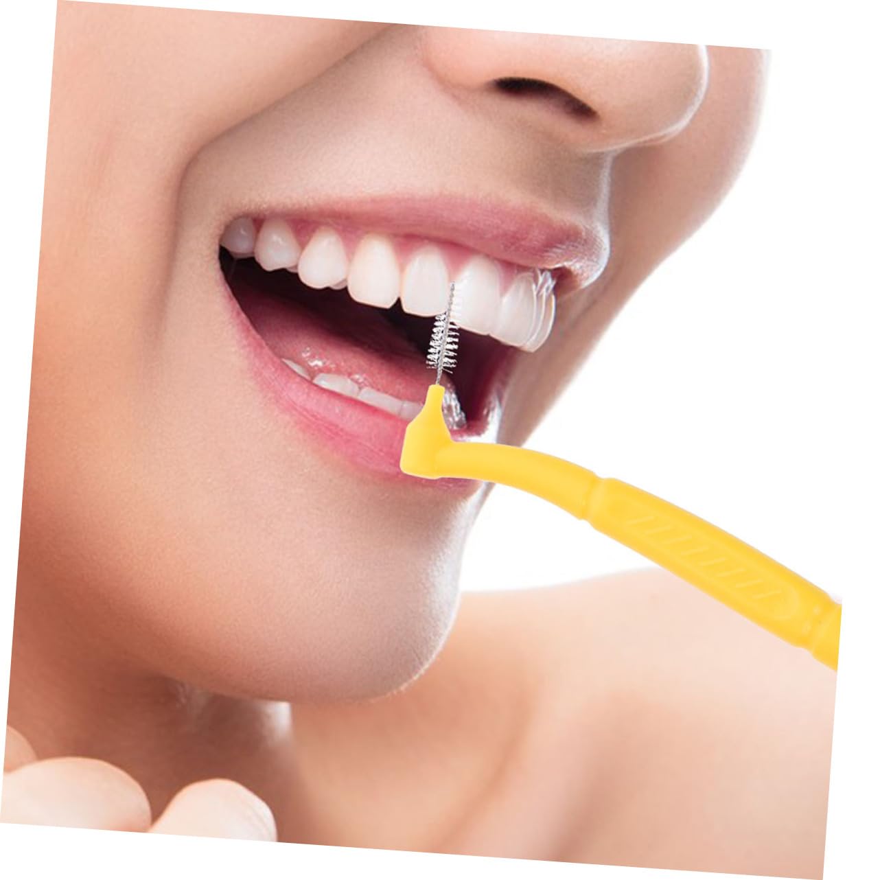 Baluue 120piezas Cepillos Interdentales Ligeros y Convenientes Para Cuidado Bucal Limpieza De Espacios Entre Dientes Disponibles