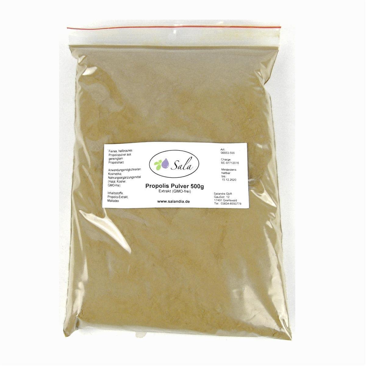 Sala Propolis Pulver Extrakt konv. (500 g Beutel)
