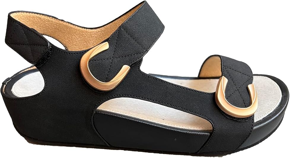 Sandali GRUNLAND ALY Donna | Eleganti, Regolabili Con 3 Strappi, Plantare Re-soft