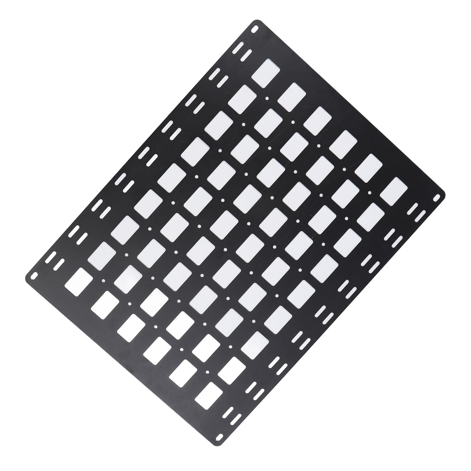 KIMISS Pannello Portaoggetti per Pianale di Camion - Pannello Molle in Lega di Alluminio 800x600 Mm con Montaggio Versatile per Utensili e Accessori
