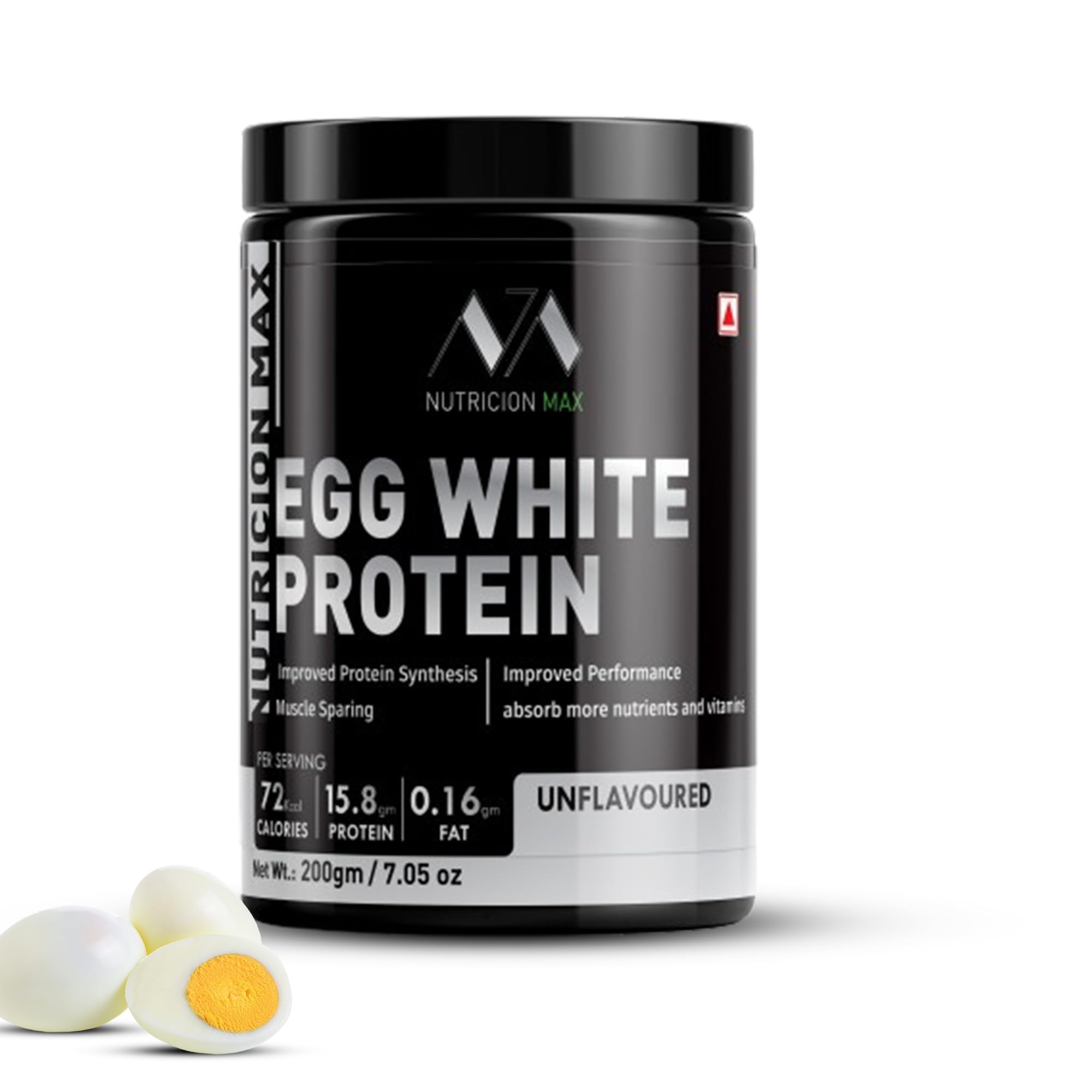 NUTRICON MAX Egg White Protein Powder Muscle Sparing, Absorb More Nutrients and Vitamins - 200g (Unflavoured) (B0D78KXV4Z) Amazon Price History, Amazon Price Tracker