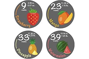 Bump Stickers - Weekly Pregnancy Tracker (40+4 Stickers)