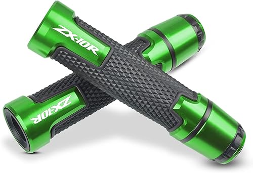 Universal 78 '' 0.866 in motocicleta Powersports manillar Grips con extremos de agarre para Kawasaki ZX10R