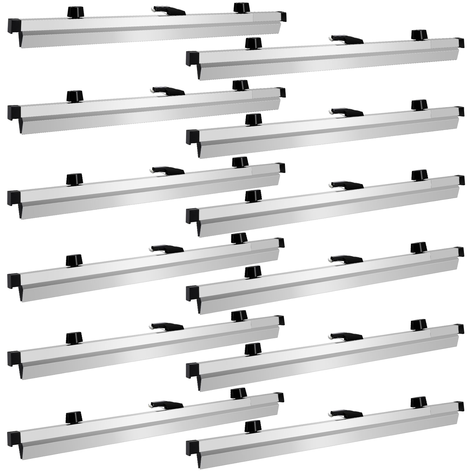 Blueprint Hanging Clamps 24 Inch 12Pack, Aluminum Blueprint Holder