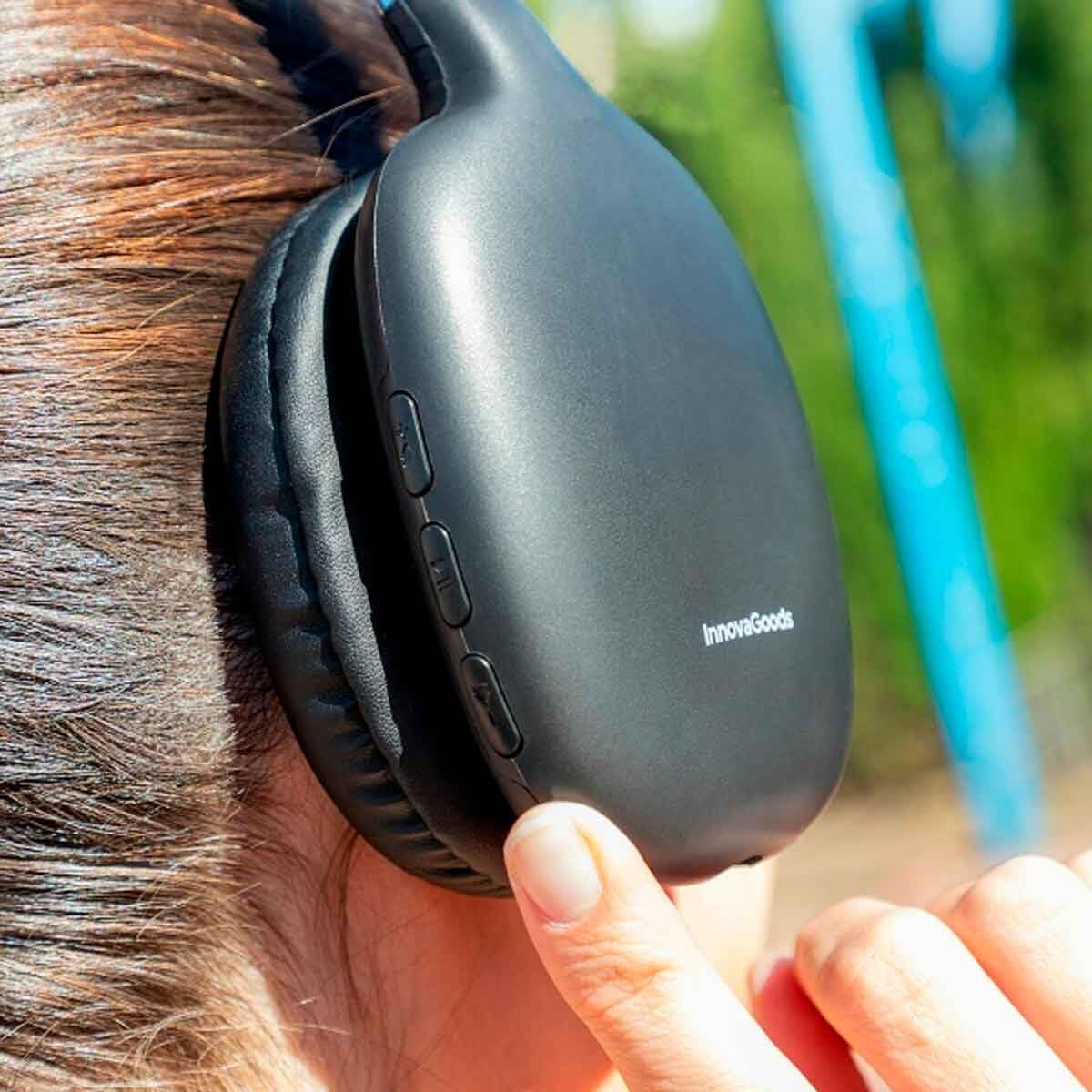 InnovaGoods Folding Wireless Over-ear Headphones Folbeat, multicoloured, Standard - Image 2