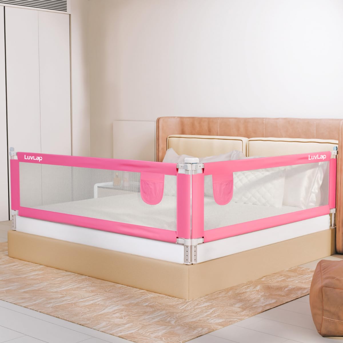LuvLap Baby Bed Rail - Safe Sleep for Toddlers -15