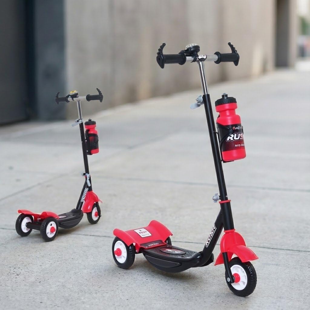 eHomeKart Kids Scooter Rush - Three Wheel Kick Scooters for Boys and Girls with Sipper, Adjustable Height and Rear Brake - 3 Wheels Skate for Age 3-10 Years-image-41
