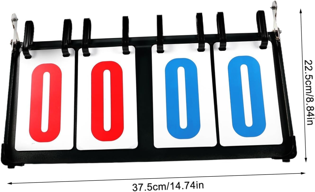 KICHOUSE Portable Basketball Scoreboard Sports Ball Scoreboard Digital Display Professional Scorekeeper for Indoor Games