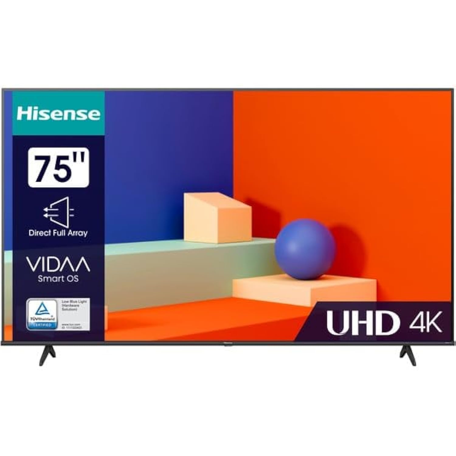 Hisense 75A61K 4K Smart DLED Television 75inch (2023 Model): Buy