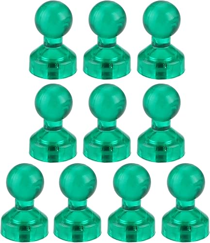 10 pines magnéticos, mini imanes transparentes de colores para refrigerador, imanes de nevera, imanes de oficina, imanes de pizarra blanca, imanes