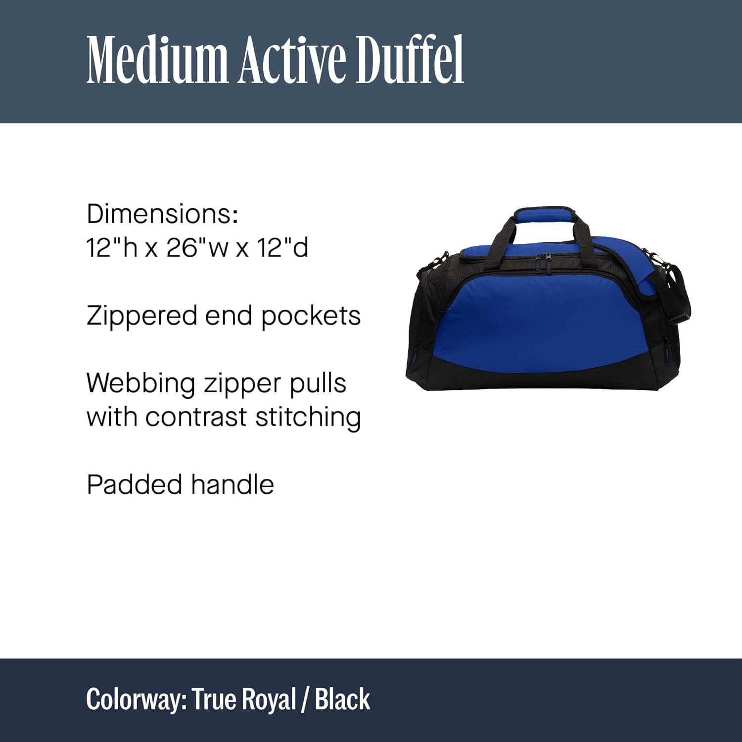 Port Authority Medium Active Duffel Bag