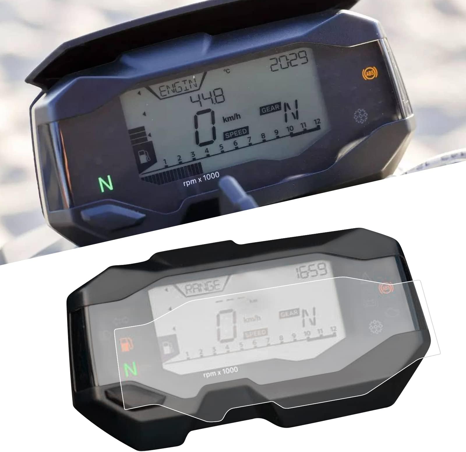 Worldmotop Screen Protector Instrument Film Motorcycle Scratch Cluster Dashboard Protection Compatible with BMW G310GS G310R G310 GS 2017 2018