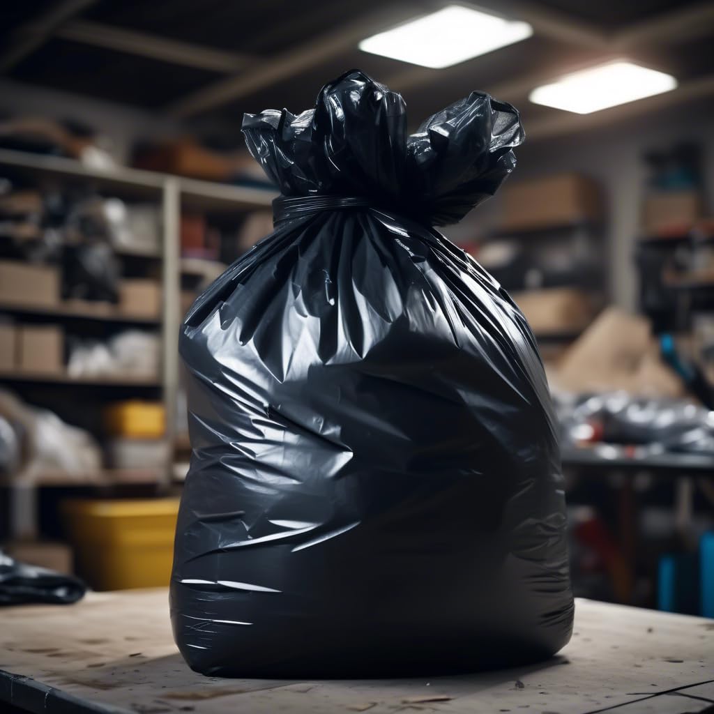 MSU Bolsa De Basura De Comunidad Color Negro, Con Capacidad De 120 Litros Para Cubo De Comunidad, Galga 85-300 Bolsas, 10 Unidades Por Rollo, Caja De 30 Rollos