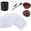 Coffee Pods Refilling Set Coffee Pods Filler Texture Refilling Device for Coffee Machines with Sealable Lid
