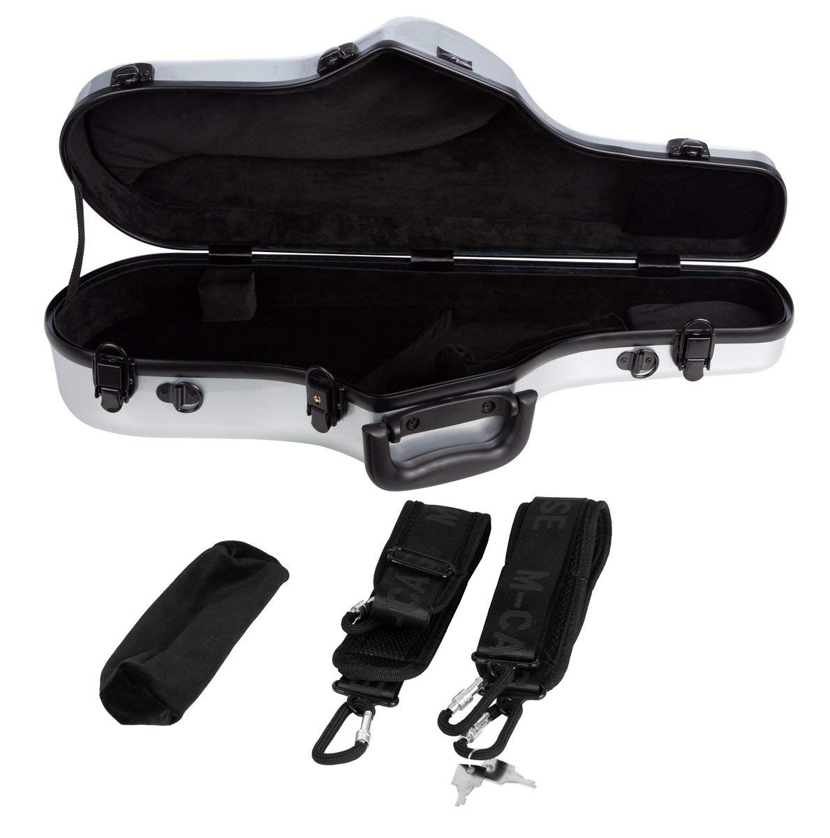 Saxophon Koffer, Hardcase, Altsaxophon Ultra Light silver M-Case