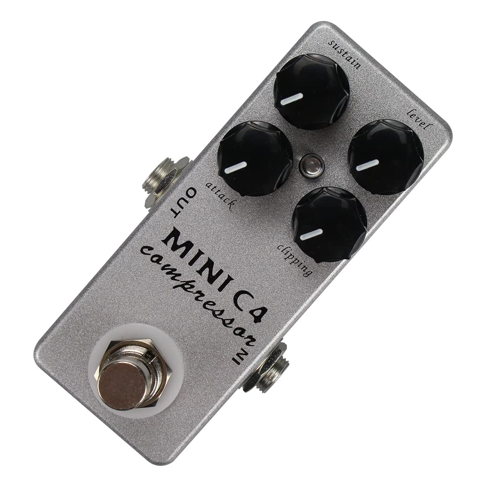 MOSKYAudio Mini C4 Compressor Guitar Effect Pedal Metal Shell Pedal Effects True Bypass