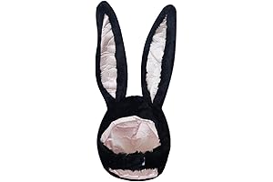 Bunny Ear Hat Plush Cute Bunny Rabbit Ears Hood Costume Hats