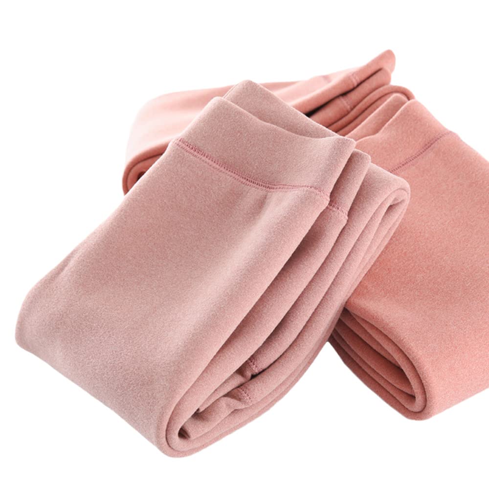 Pantalon Bas Thermique Enfants et Adolescentes 4 à 16 Ans Filles Doublure Polaire sous-Vêtements Thermiques Hiver Pyjama Doux et Chaud