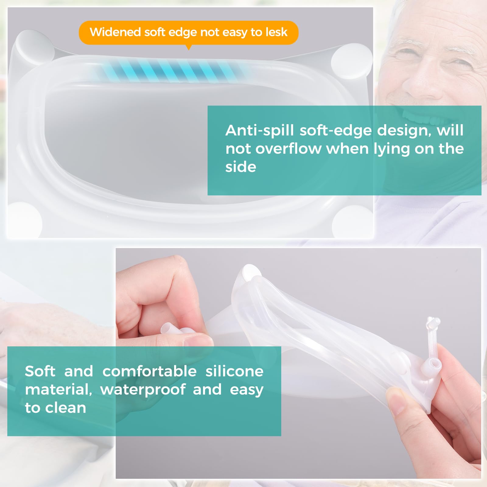 Orinal portátil para hombres (ancianos)