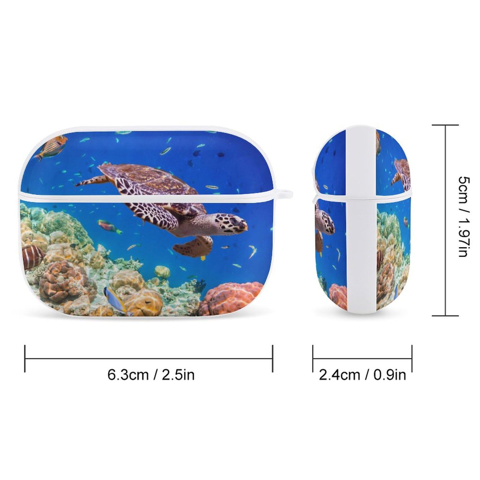 Amazon | 美しい海 ウミガメ 亀柄 AirPods Pro2 ケース 2022年9月発売