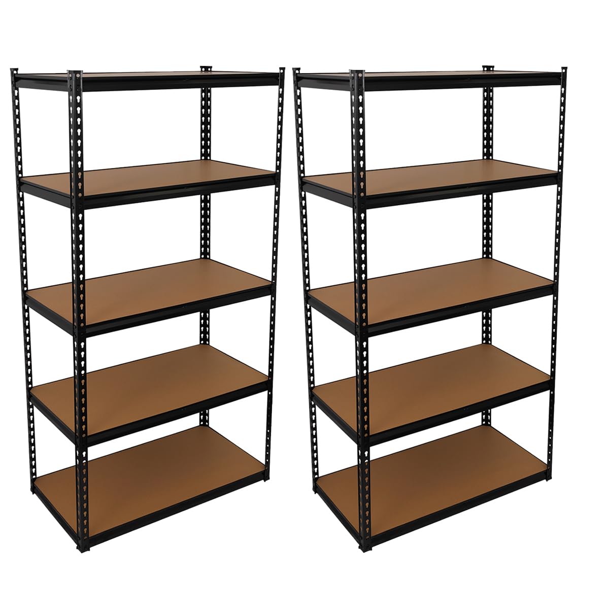 TOUGH MASTER Garage Shelving Units 5 Tier Racking Shelf Heavy Duty Steel Boltless Assembly 1500kg Capacity - 300kg per Shelf, 192x100x50 Storage Shelves for Garage Warehouse Workshop Shed (2)