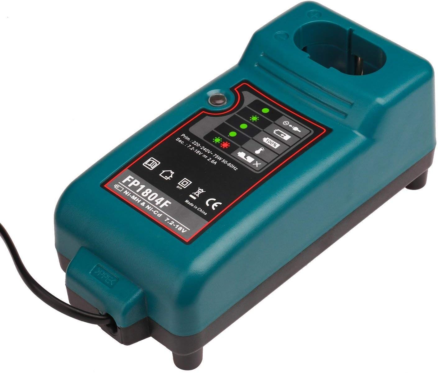 Replacement Power Tool Battery Charger for Makita 7.2V-18V 2.5A NI-CD&NI-MH Battery DC7100/DC1410/DC711/DC9700/DC9710/DC18RA/DC18SE