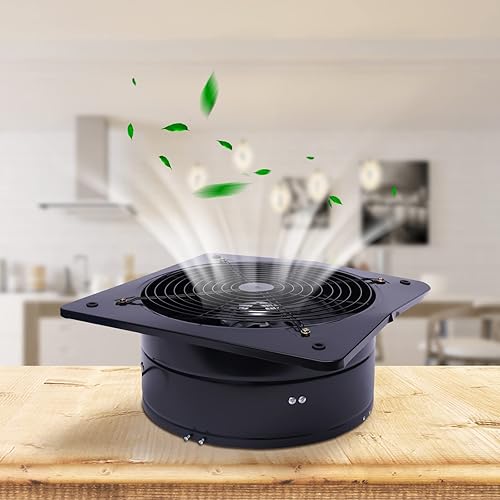 Miniatura 2 de TBVECHI Extractor de ventilación industrial de 16 pulgadas y 110 V, ventilador de ventilación de 750 W, ventilador de ventilación para baño y cocina