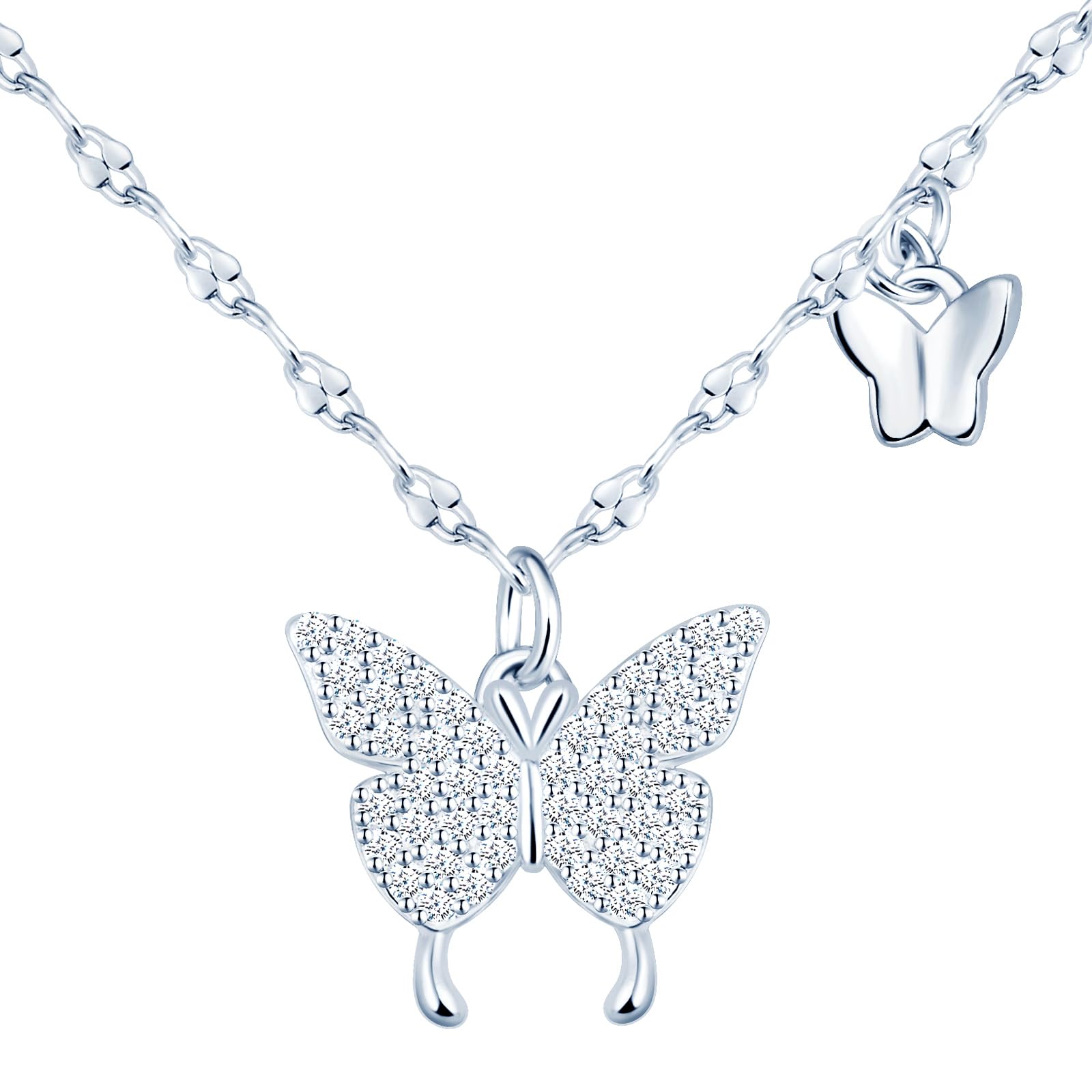 Collana in Oro 18kt con Pendente Farfalla e Diamanti – Gioielleria Feraldi
