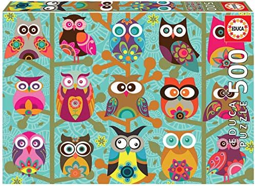 Educa - Genuine Puzzles. Búhos. Puzzle d