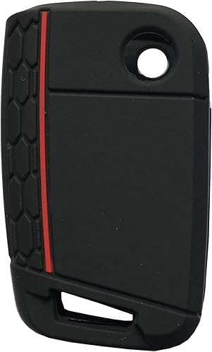 Miniatura 3 de Funda de silicona con 4 botones para control remoto de VW 2016-2017 Golf Polo GTI 2018 2019 Tiguan, no incluye la llave