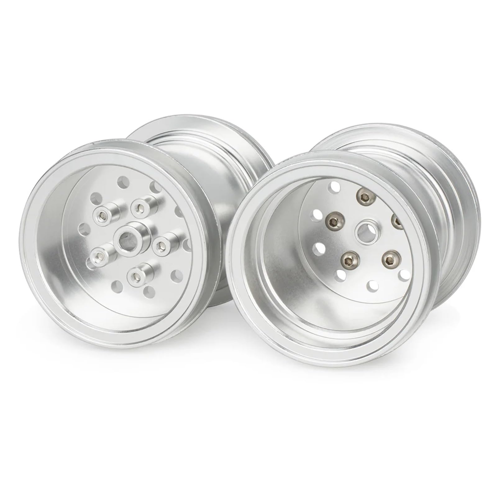 Per Tamiya CW-01 Telaio Per Lunch Box Zucca Mezzanotte Per Unimog 406 1/12 RC Auto Parti Aggiornamento CNC Anteriore Ruota Posteriore Mozzo Cerchio Ricambi Modellini RC